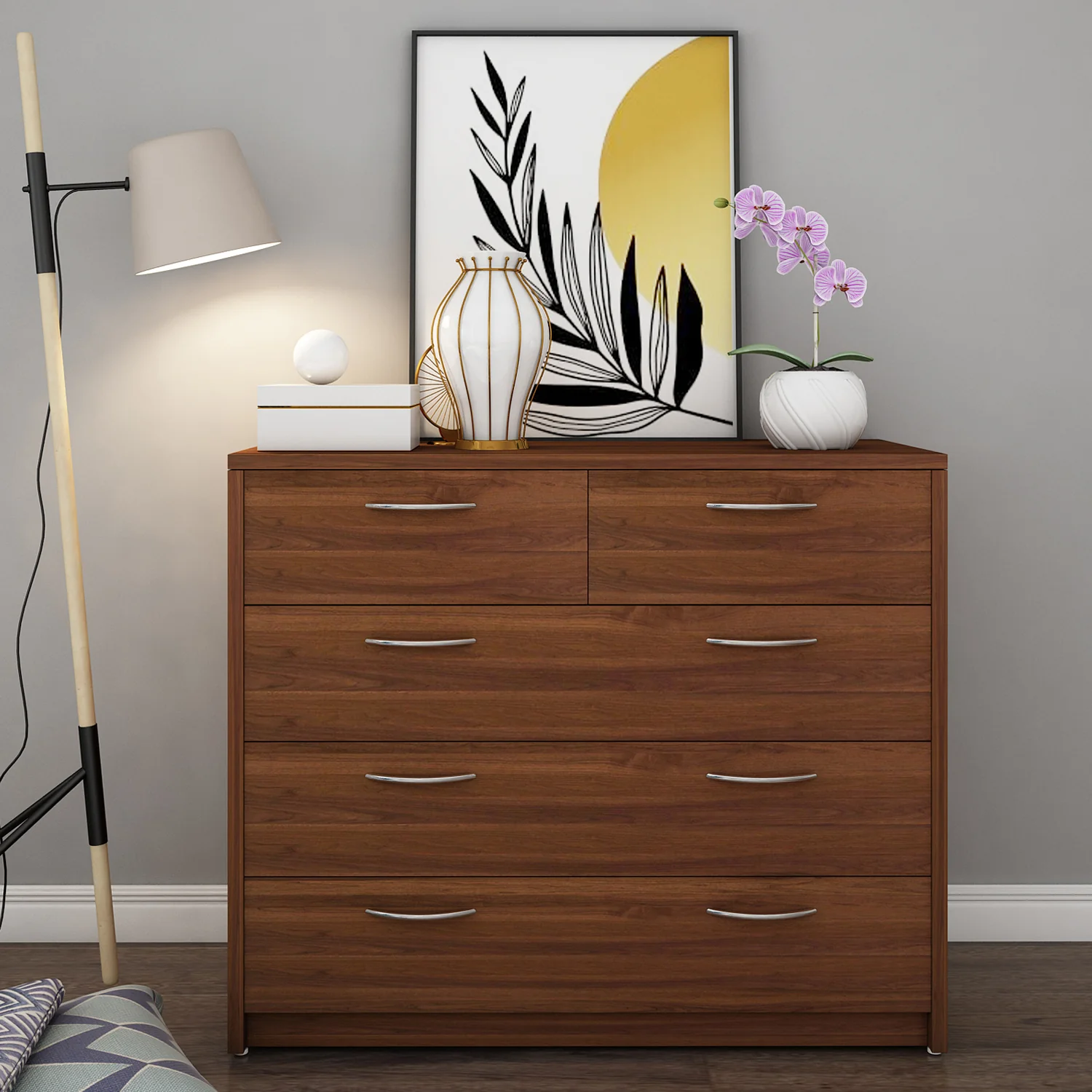 Majesty Chest of Drawers - Walnut - Image 1